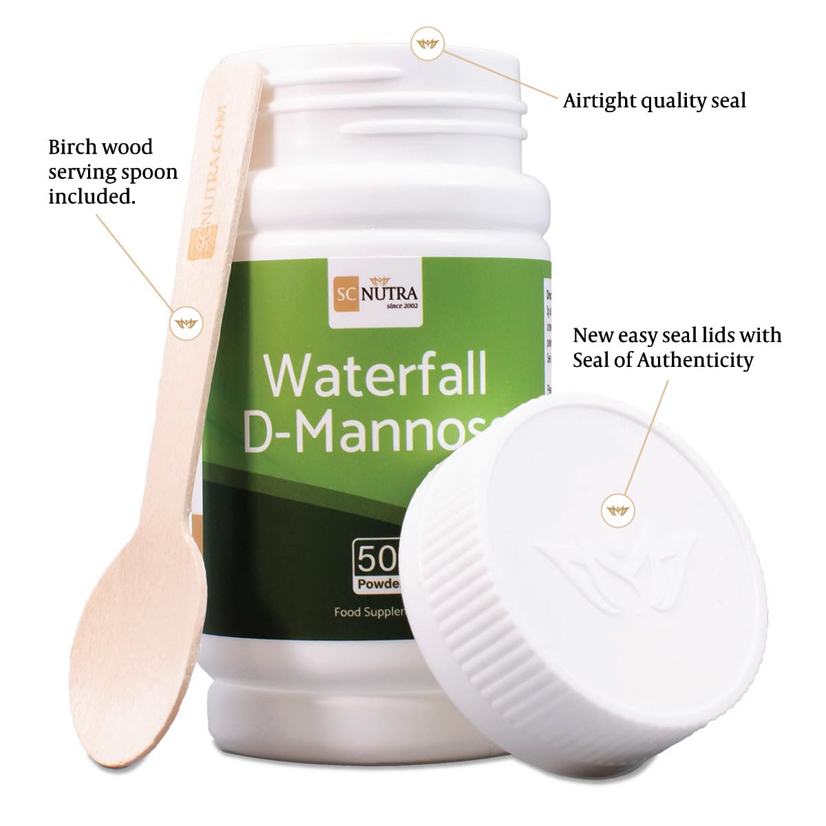 sc nutra Waterfall D-Mannose Powder 1.76 oz