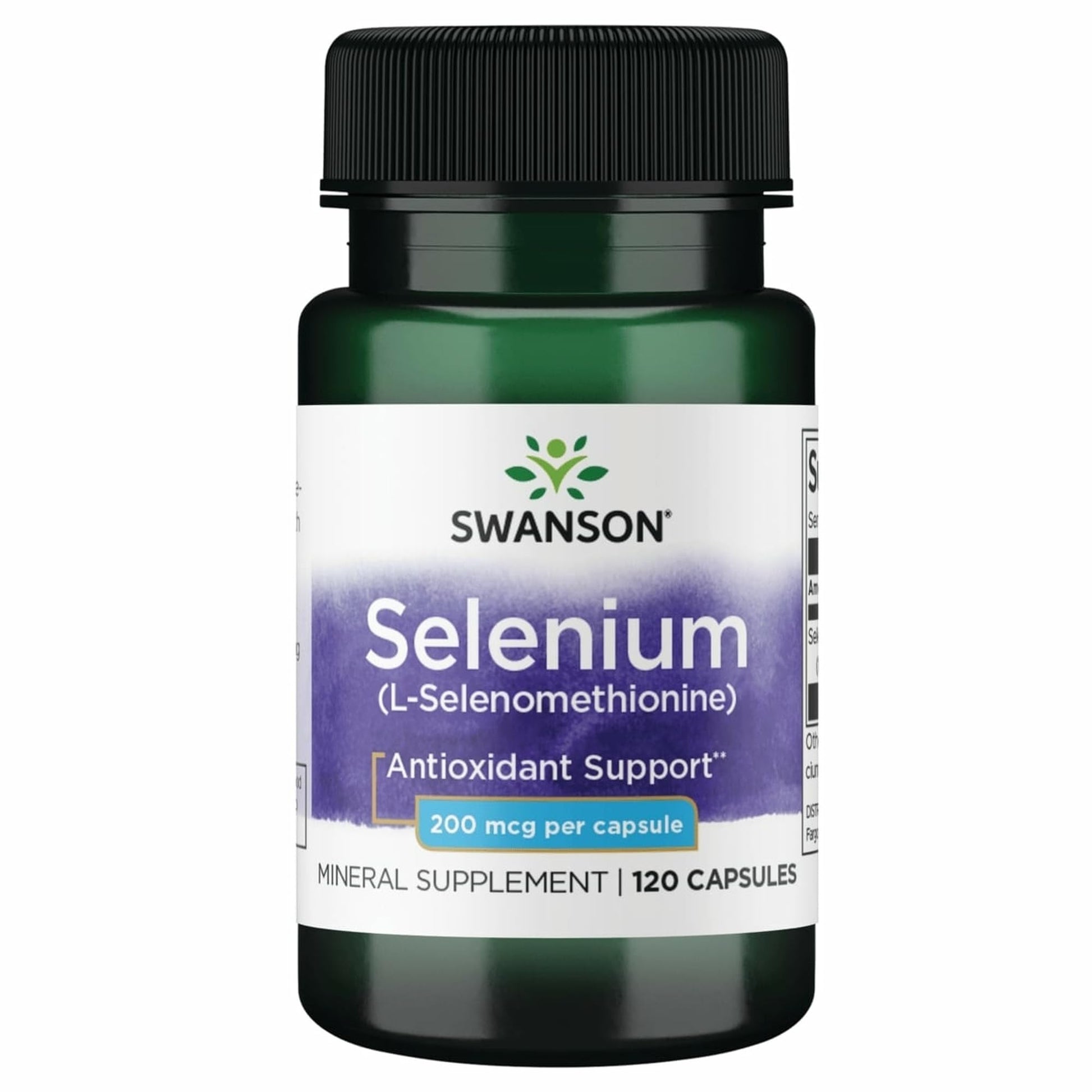 Swanson Selenium 200 mcg Capsules, 120 Count