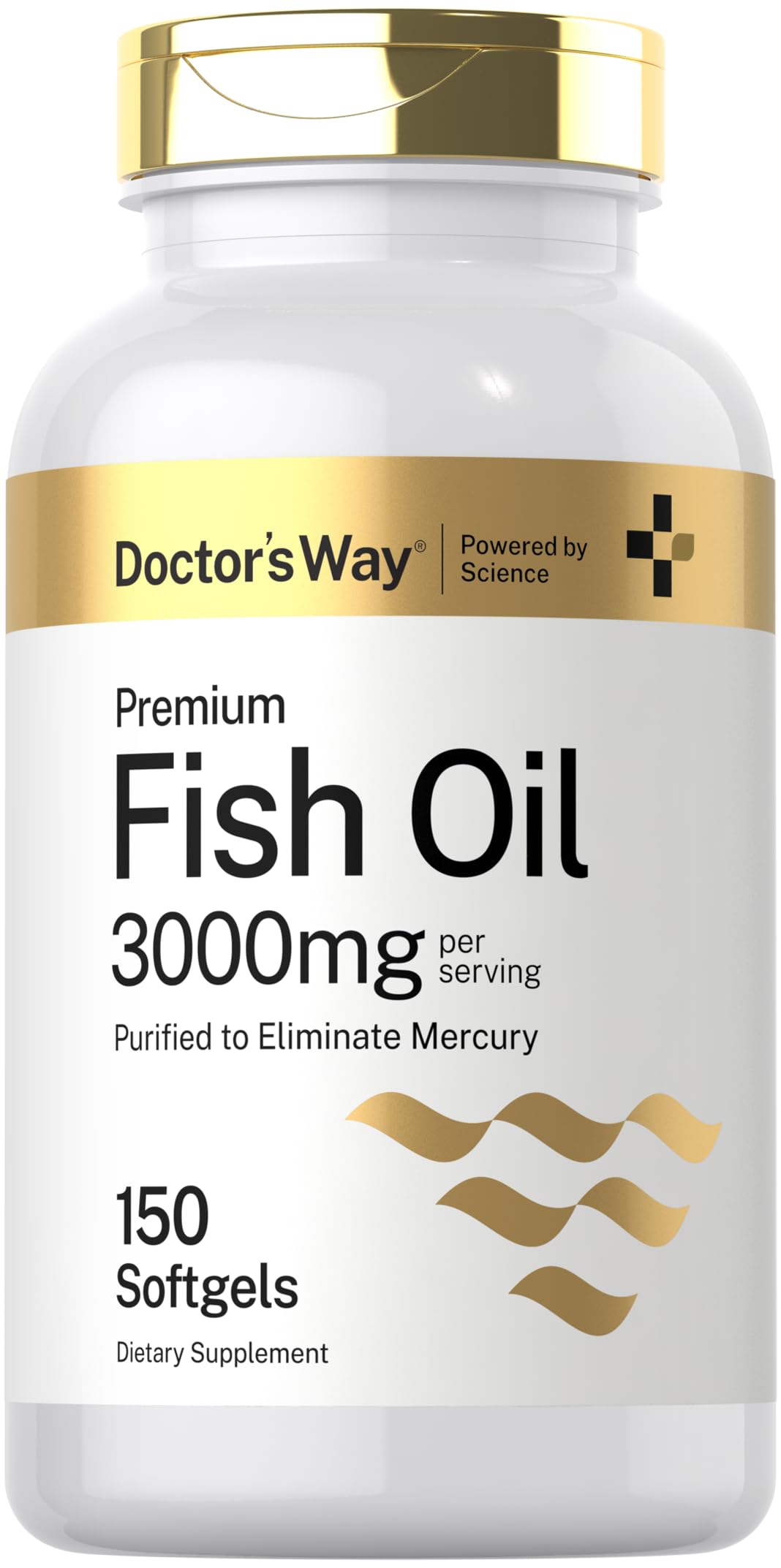 Doctor's Way Fish Oil 3000mg Omega-3 with EPA and DHA Softgels 150