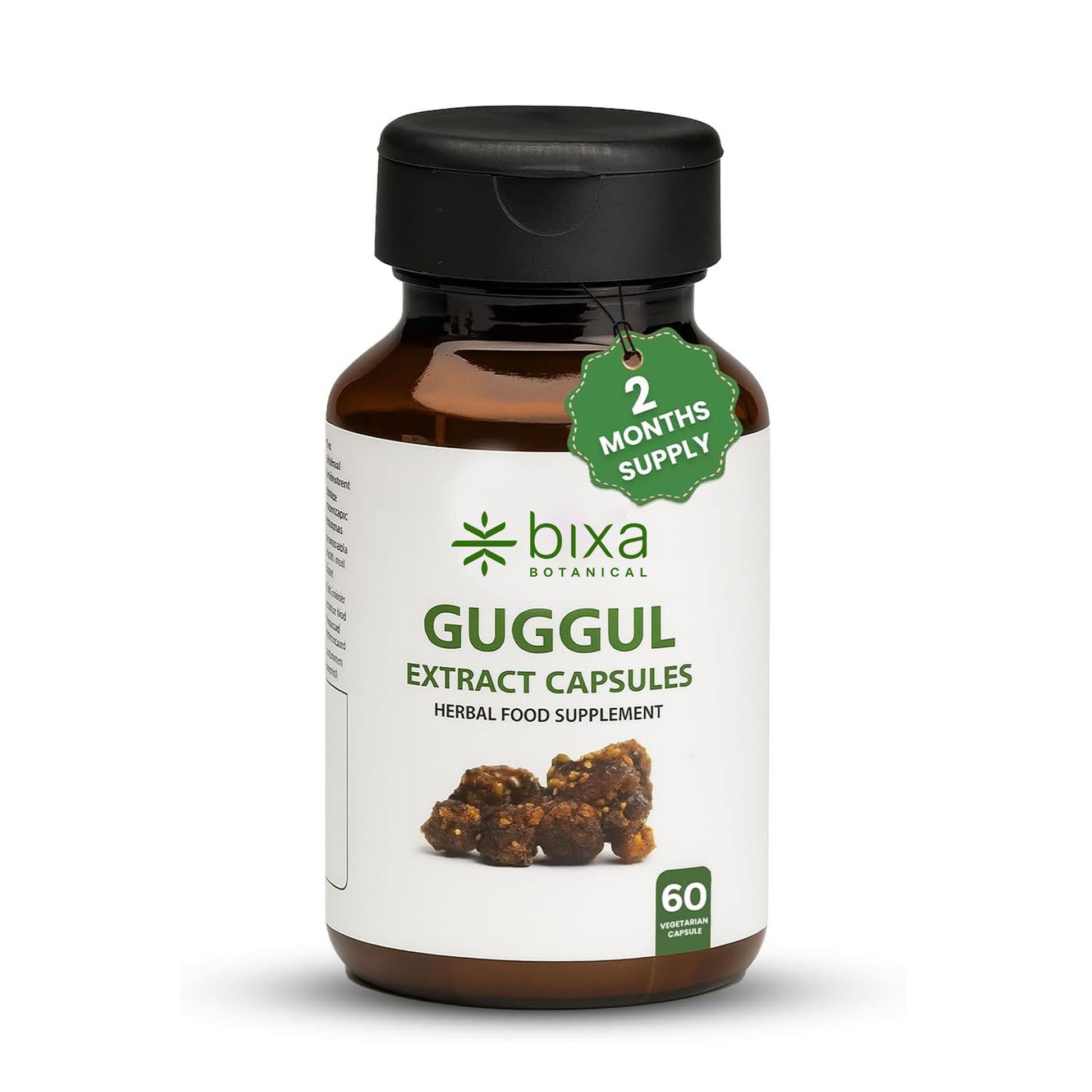 bixa BOTANICAL Guggul Extract 450mg Commiphora Mukul 60 Capsules