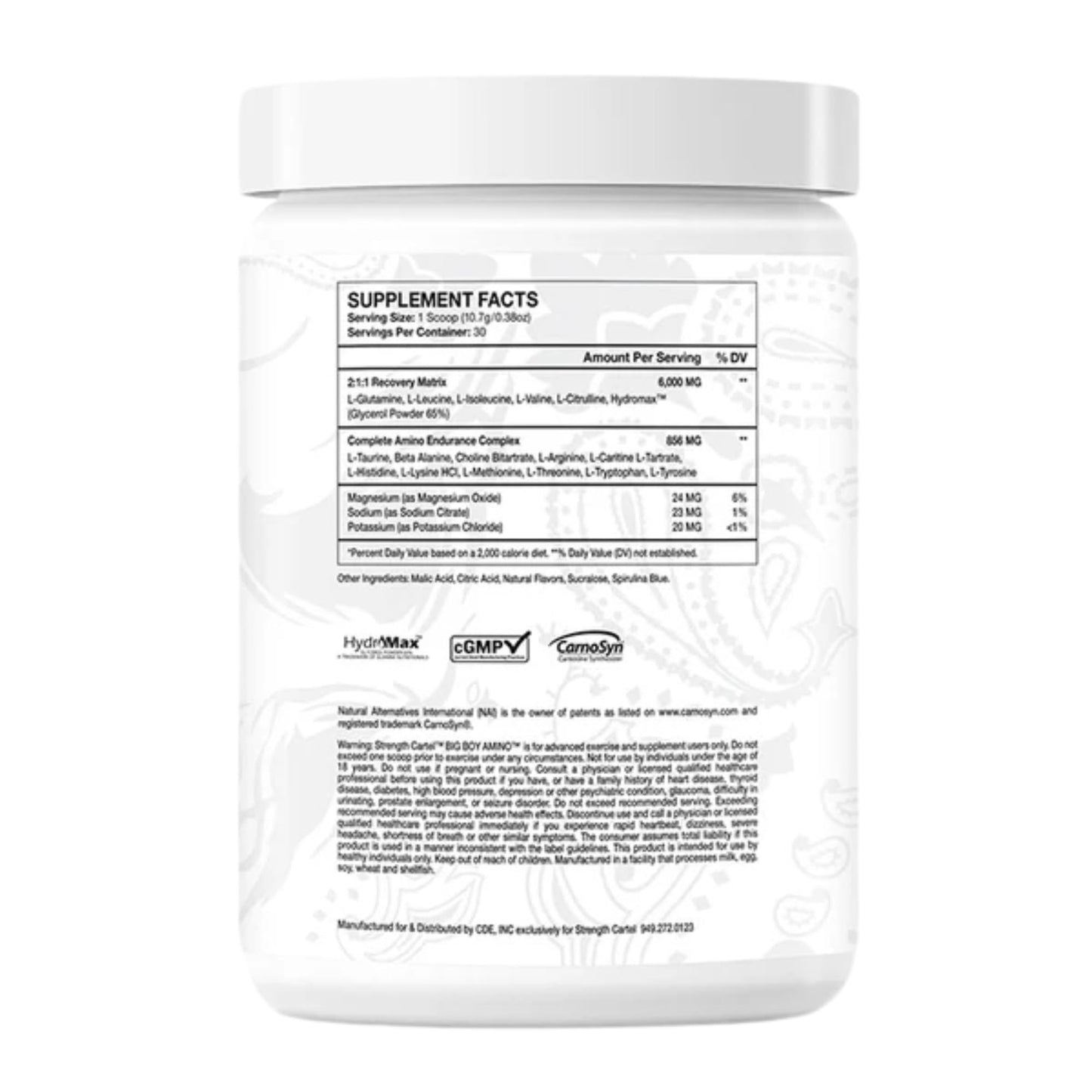 Strength Cartel Big Boy Amino Powder 11.464 Ounces
