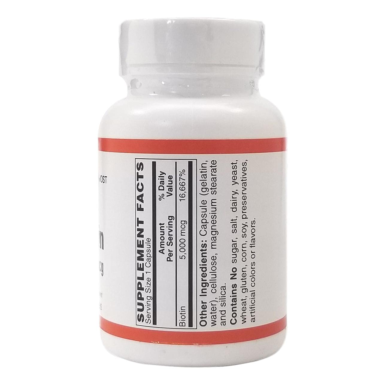 Holistic Health Biotin Capsule 60 Count