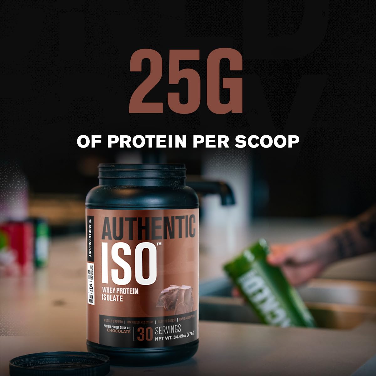 Jacked Factory ISO Whey Protein Isolate Powder 30 Servings