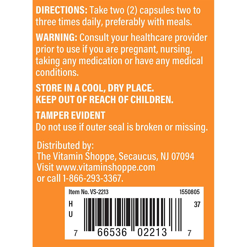 The Vitamin Shoppe Cordyceps Mushroom Supplement Capsules 100
