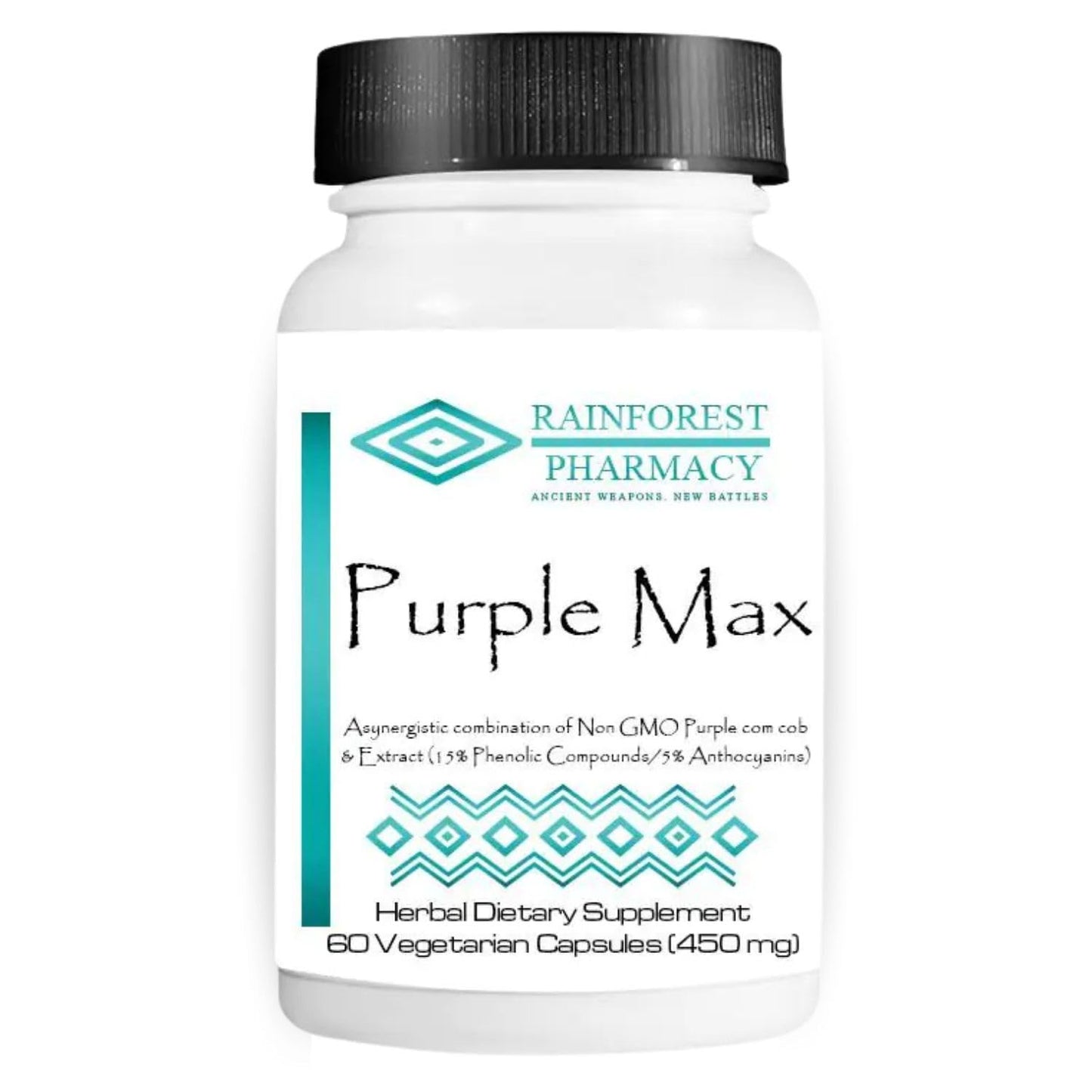 Rainforest Pharmacy Purple Max Vegetable Capsules, 60 Count