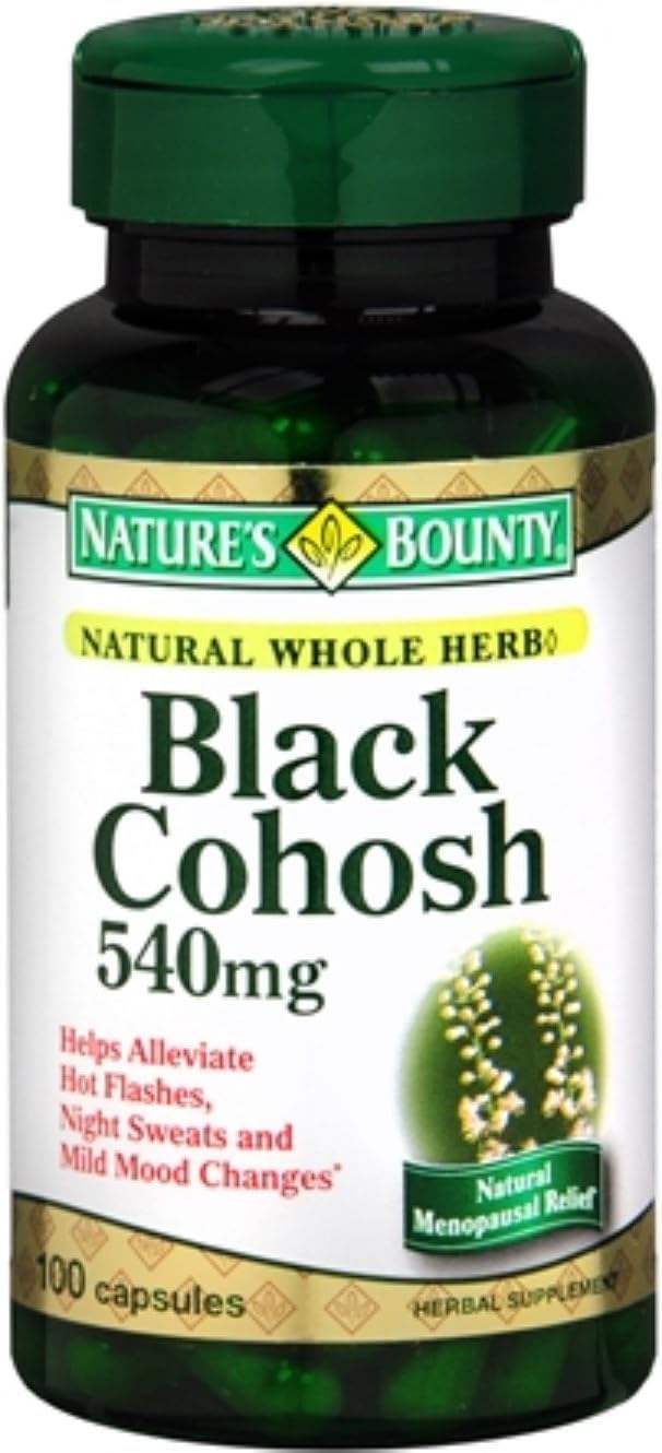 Nature's Bounty Black Cohosh 540 mg Capsules 400 Capsules