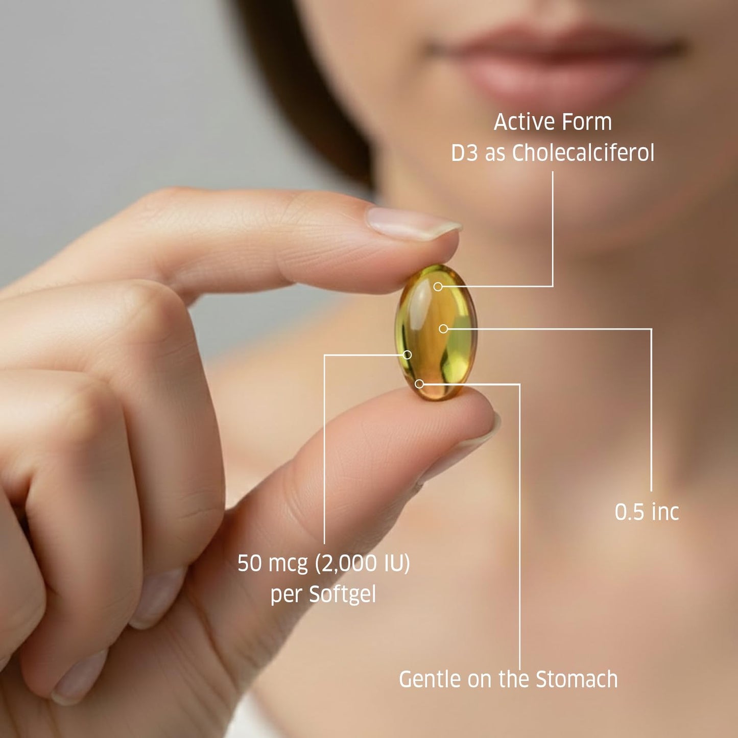 ORZAX Vitamin D3 2000 IU Softgels, 360 Softgels