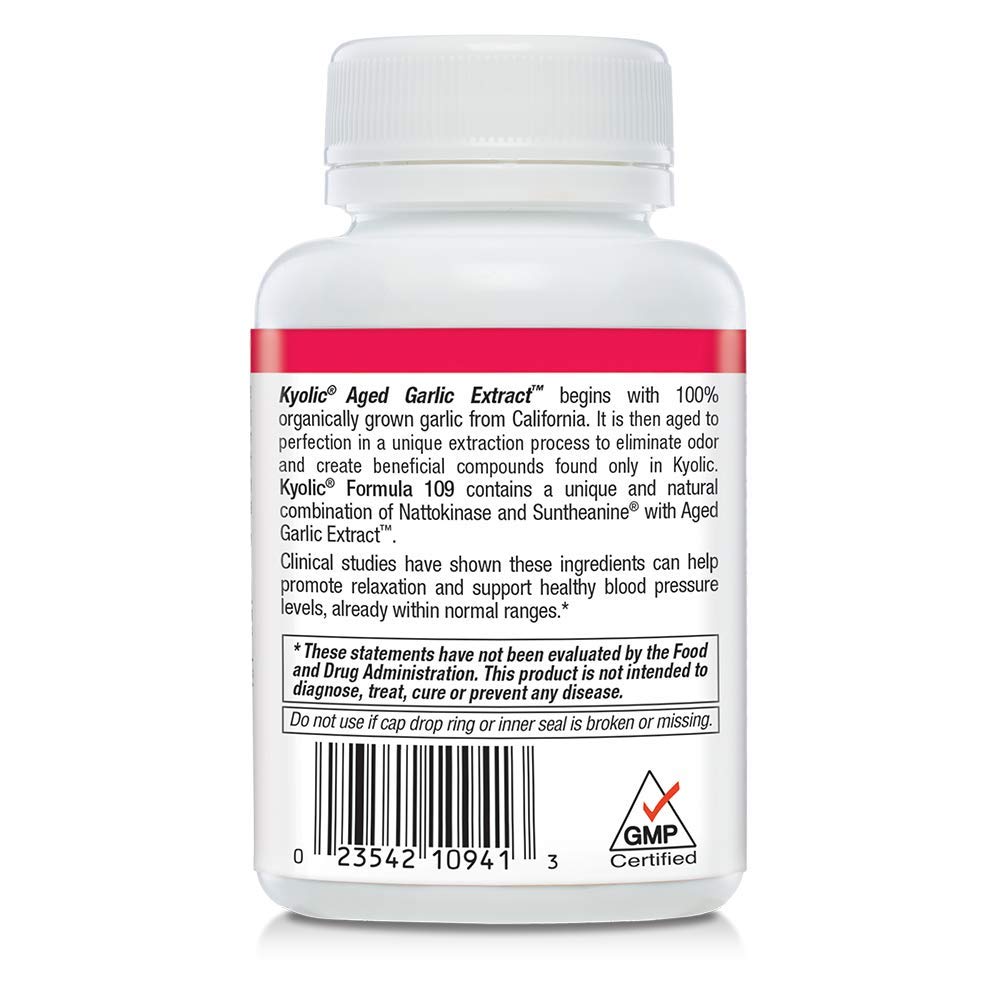 Kyolic Aged Garlic Extract Formula 109 320 Capsules
