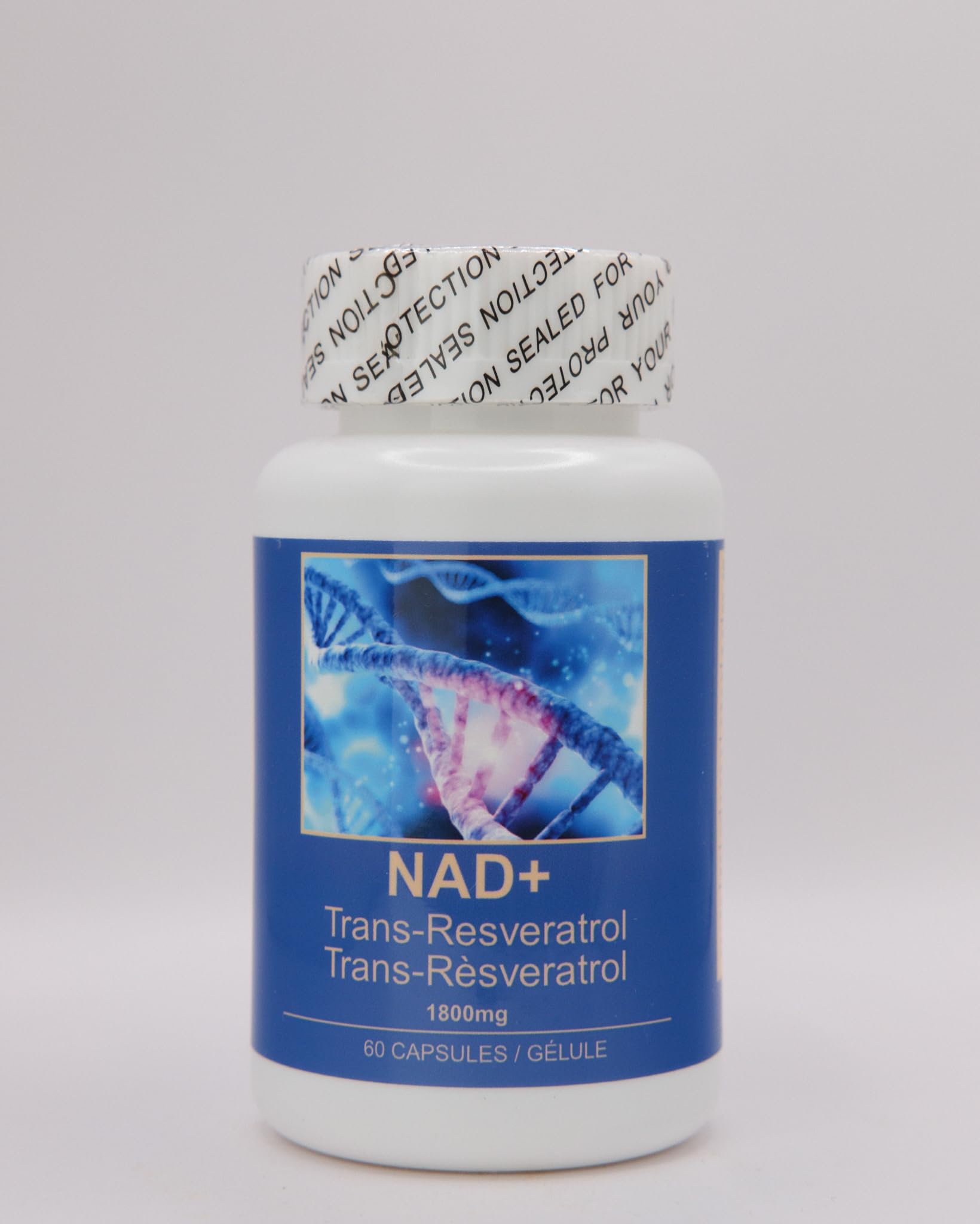AZ BIOTECH NAD+ with Trans-Resveratrol Capsule 60 Count