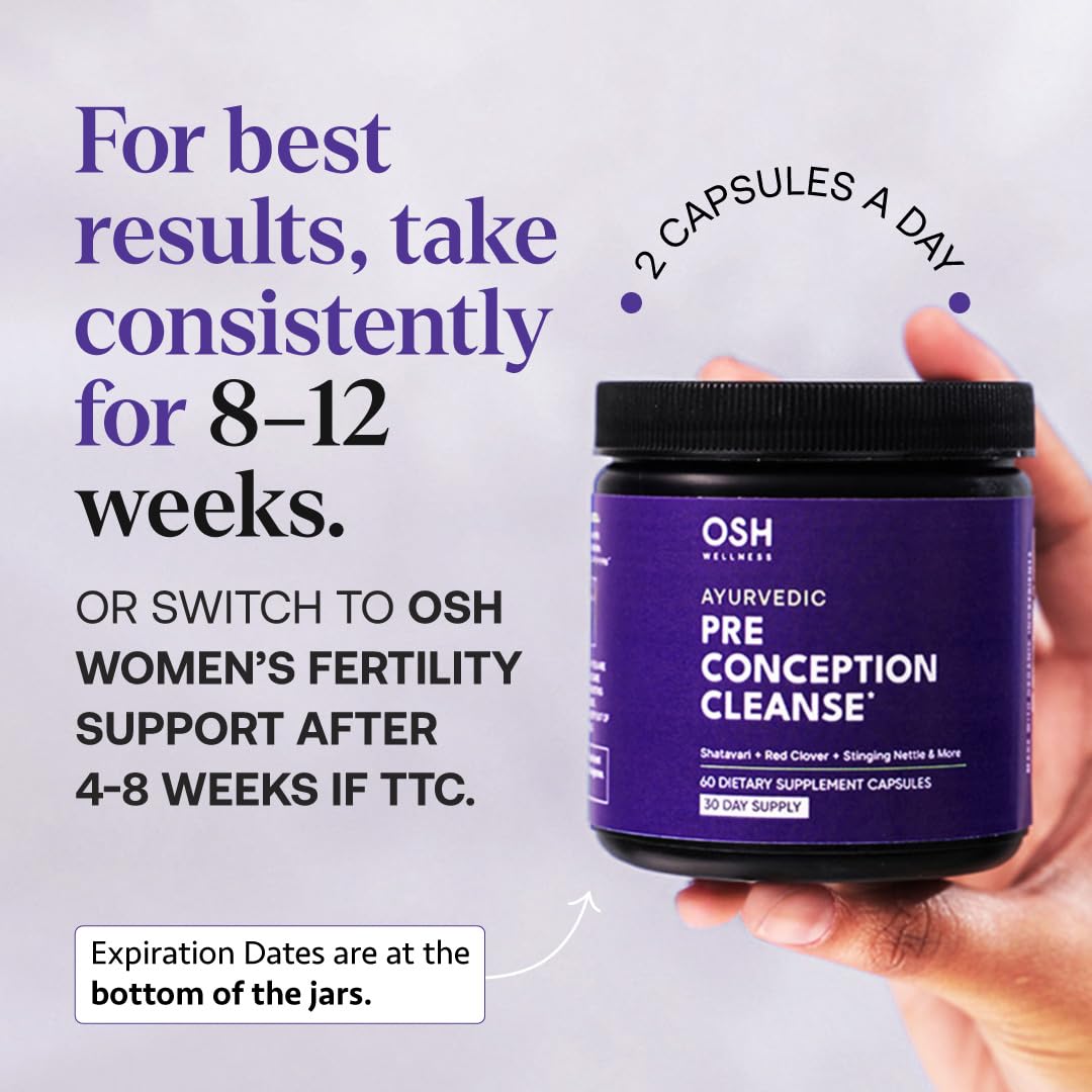 Freshly Moms Ayurvedic Preconception Cleanse Capsule 60 Count