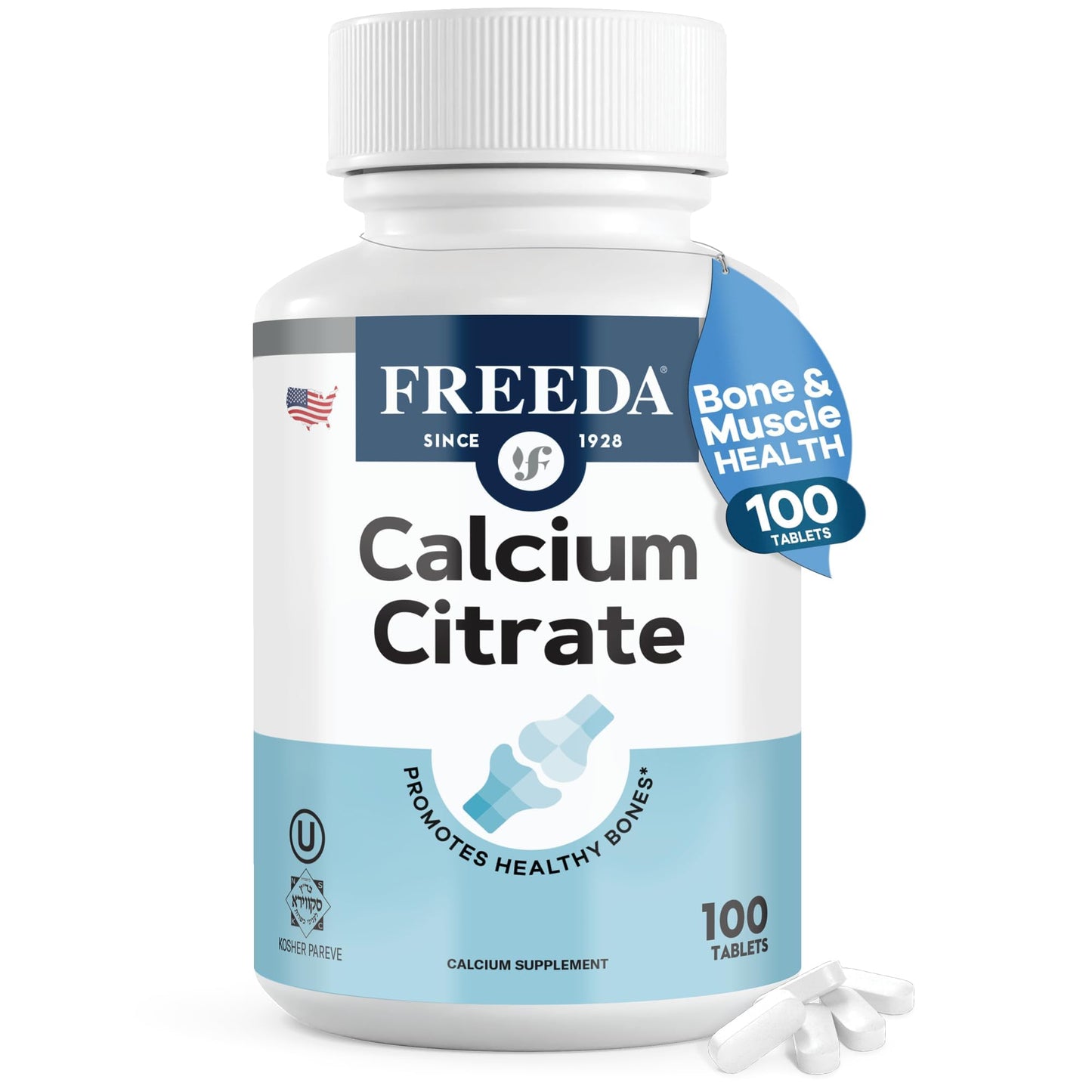 FREEDA Calcium Citrate Tablet 100 Tablets