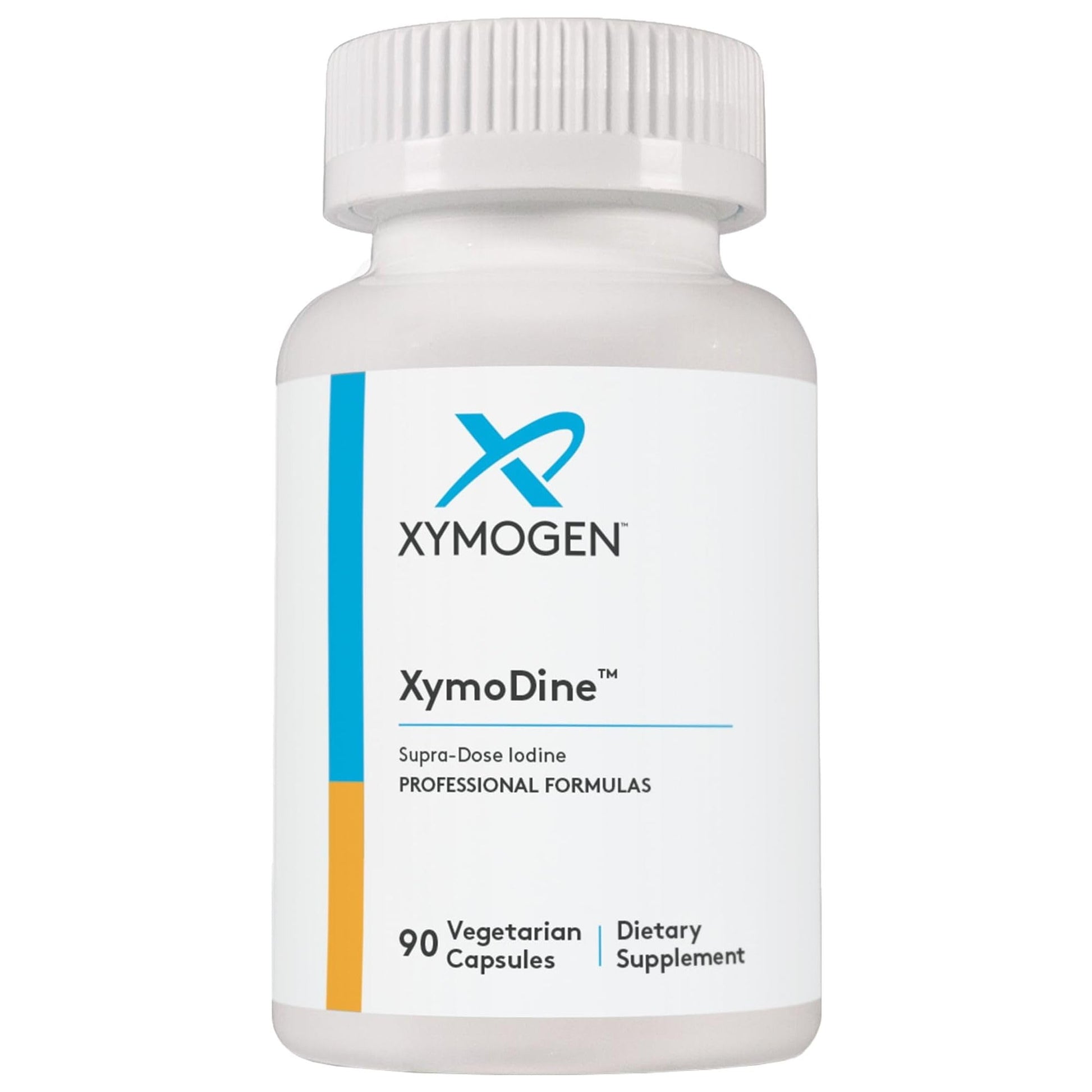 XYMOGEN XymoDine Iodine Supplement for Thyroid & Hormone Synthesis Support Potassium Iodide Mineral Formula Vegetarian Capsules 90 Capsules