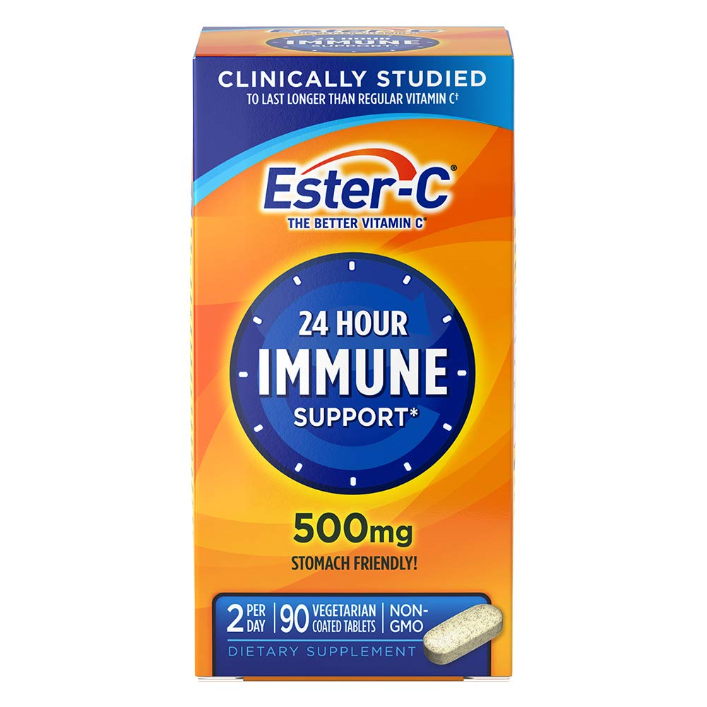Ester-C Vitamin C Coated Tablets, 90 Count