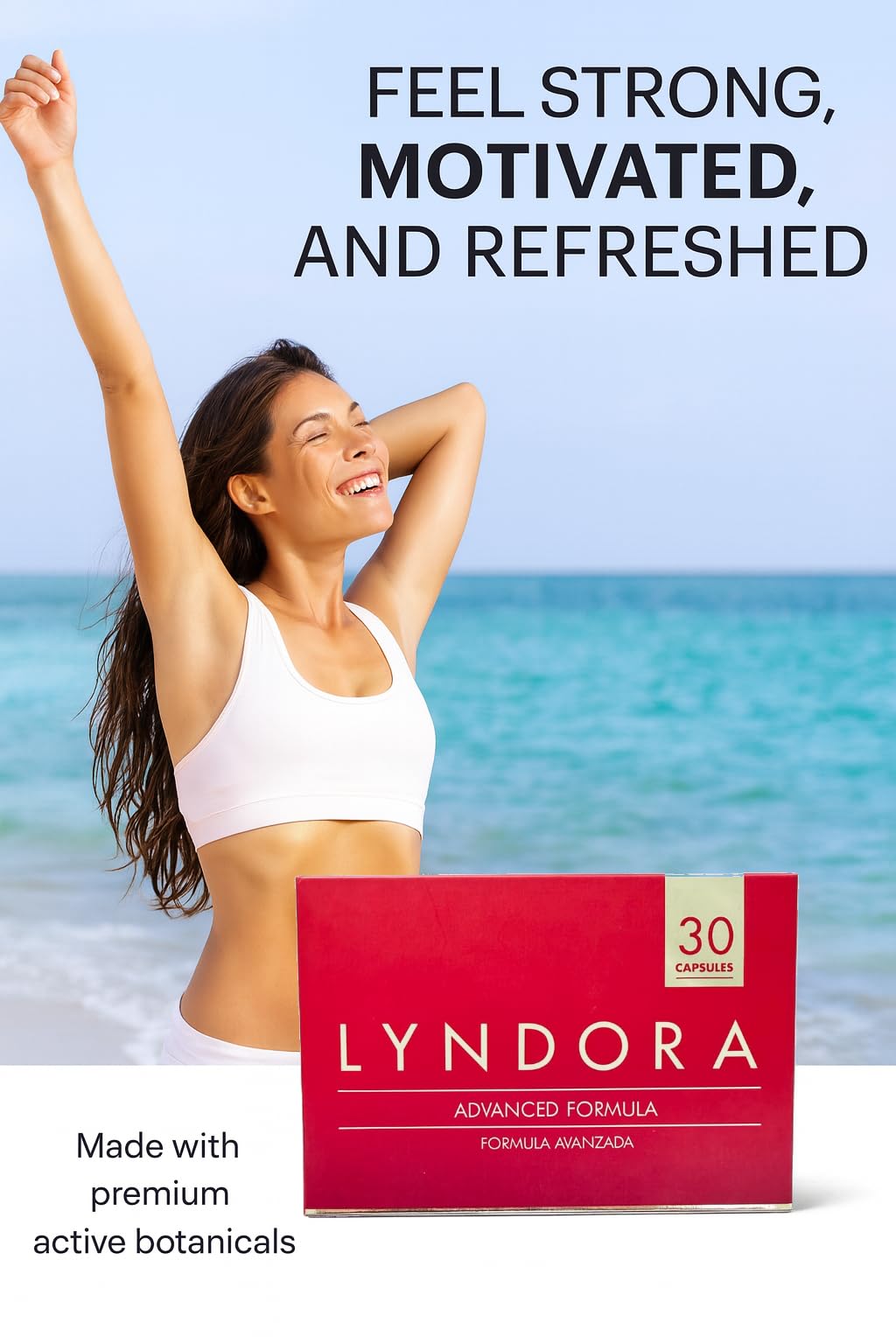 Generic Lyndora Advanced Formula – Natural Blend with Bitter Orange, Capsicum & Ashwagandha for Vital Energy, Balance & Body Support, 30 Capsules