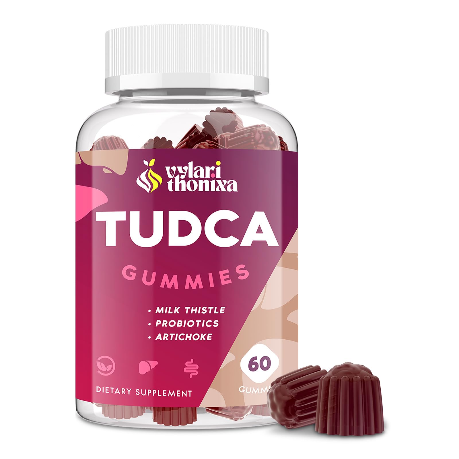 Vylarithonixa TUDCA Bile Salts Gummies, 60 Gummies
