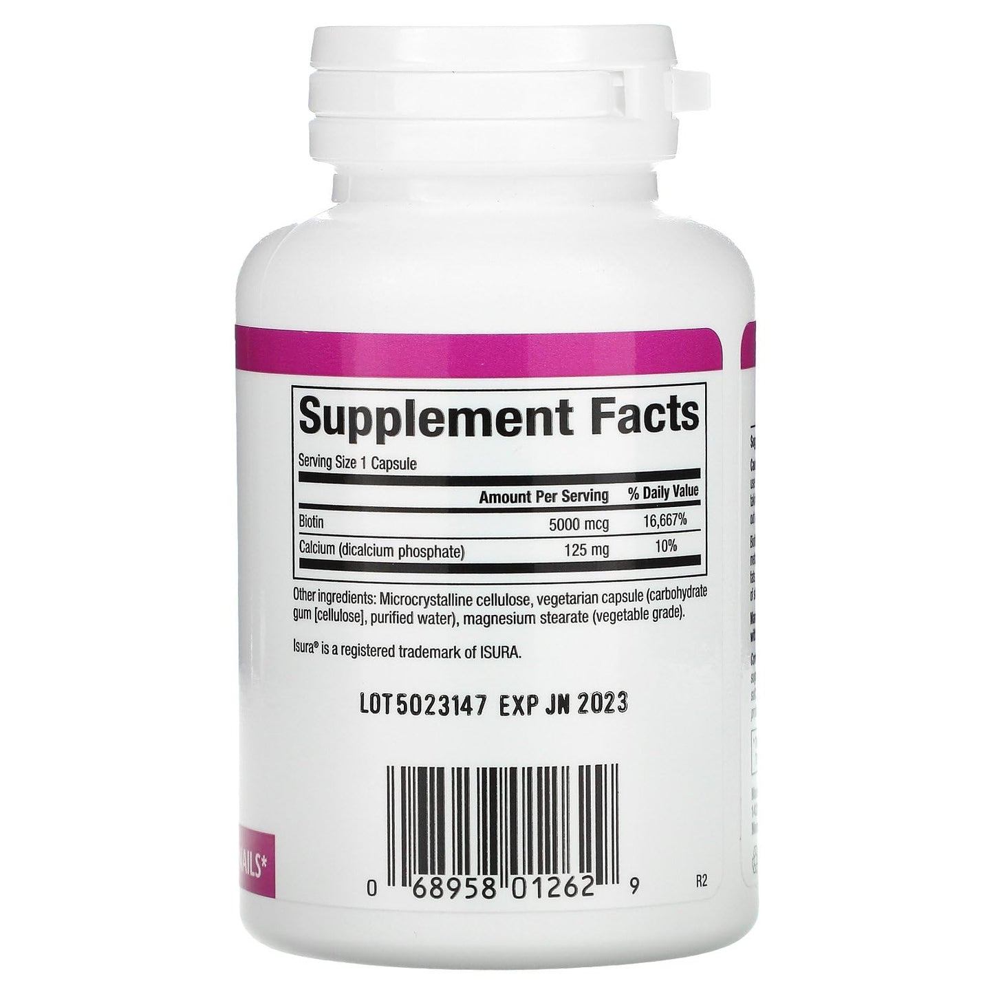 Natural Factors Biotin 5000 mcg Capsule, 60 Count