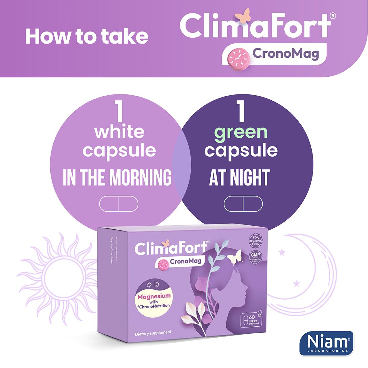 Climafort CronoMag Capsule 60 Count