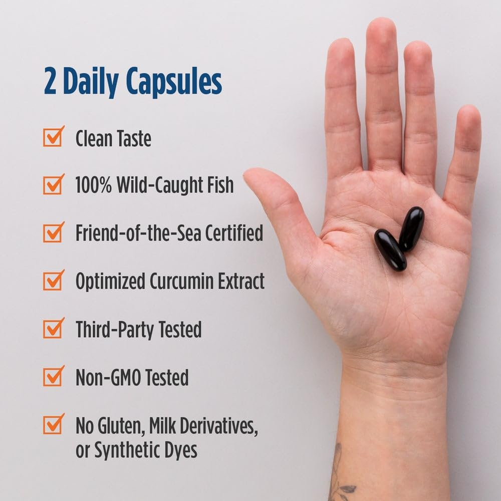 Nordic Naturals Memory Support with Curcumin Soft Gels 60 Count