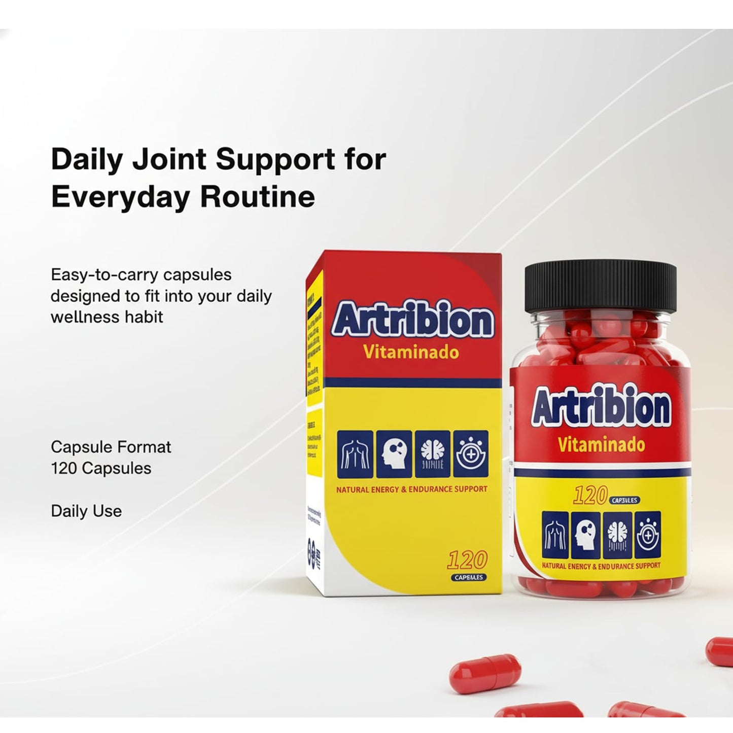 HKJHKJ Artribion Vitaminado MAX Capsule 120 Count