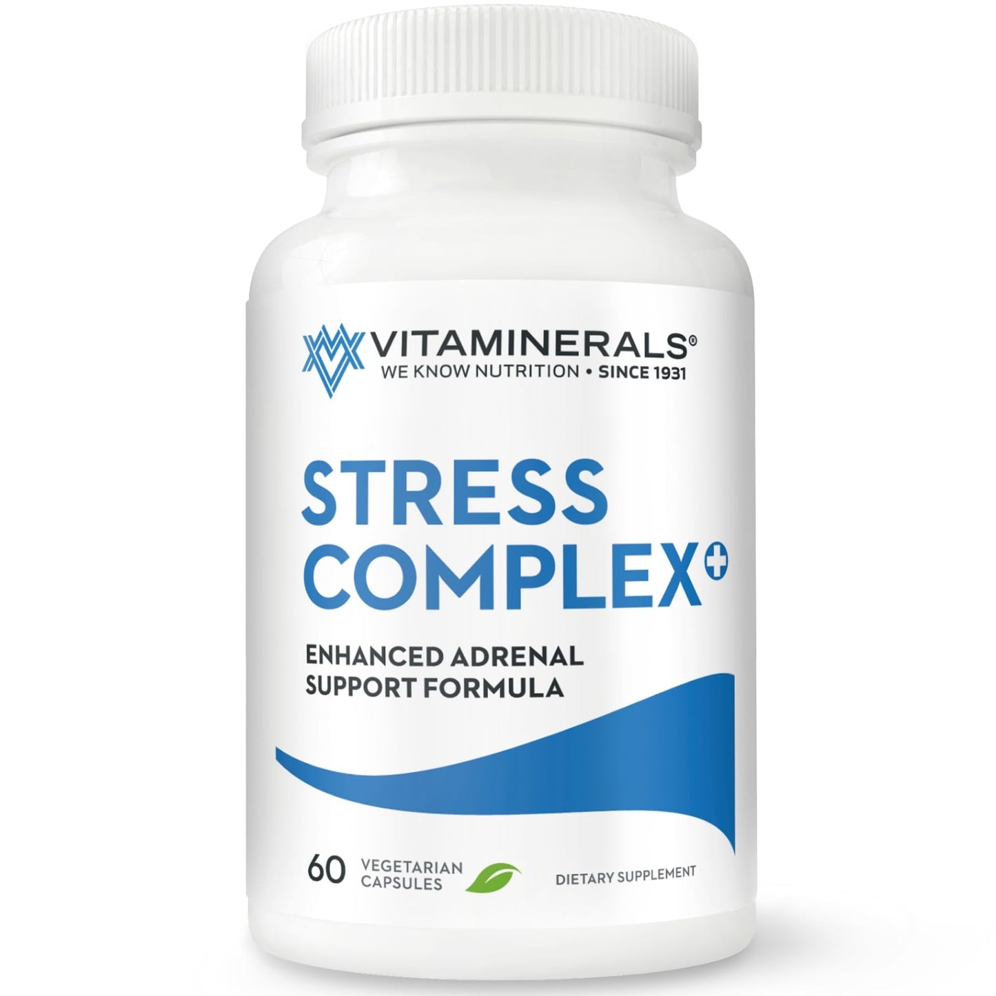 Vitaminerals 39 Stress Complex Adrenal Support Capsules 60
