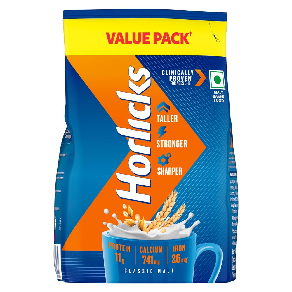 Horlicks Health And Nutrition Drink Powder 750 g Classic Malt