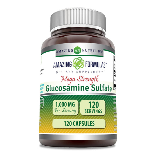 Amazing Nutrition Glucosamine Sulfate 1000 mg Capsules, 1 Count