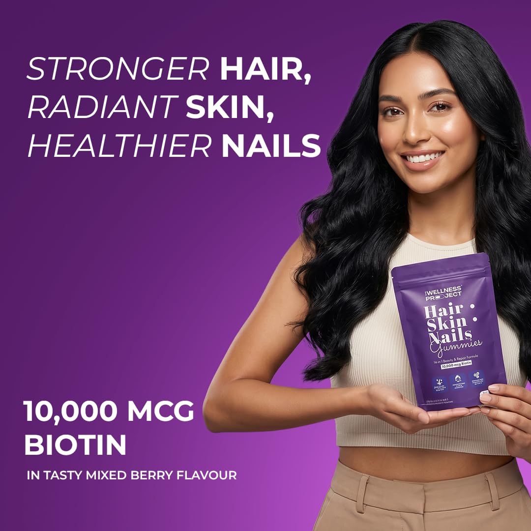 The Wellness Project 14-in-1 Hair, Skin & Nails Gummies, 30 Gummies