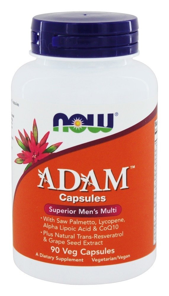 NOW Foods Adam Superior Men's Multi Capsules 90 Count