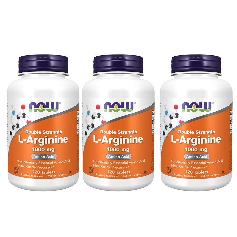 NOW Foods L-Arginine 1000mg Tablets, 360 Tablets