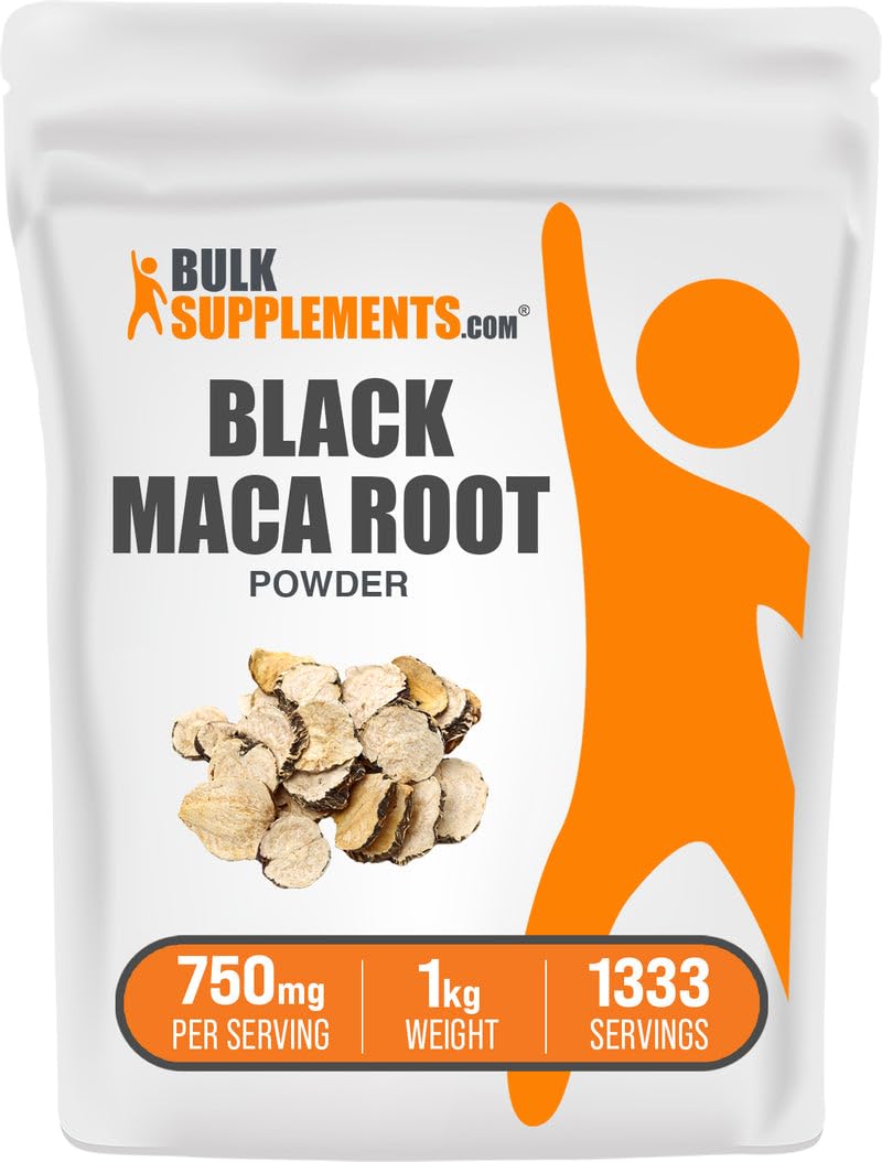 BulkSupplements Black Maca Powder 35.2 oz (Pack of 1)