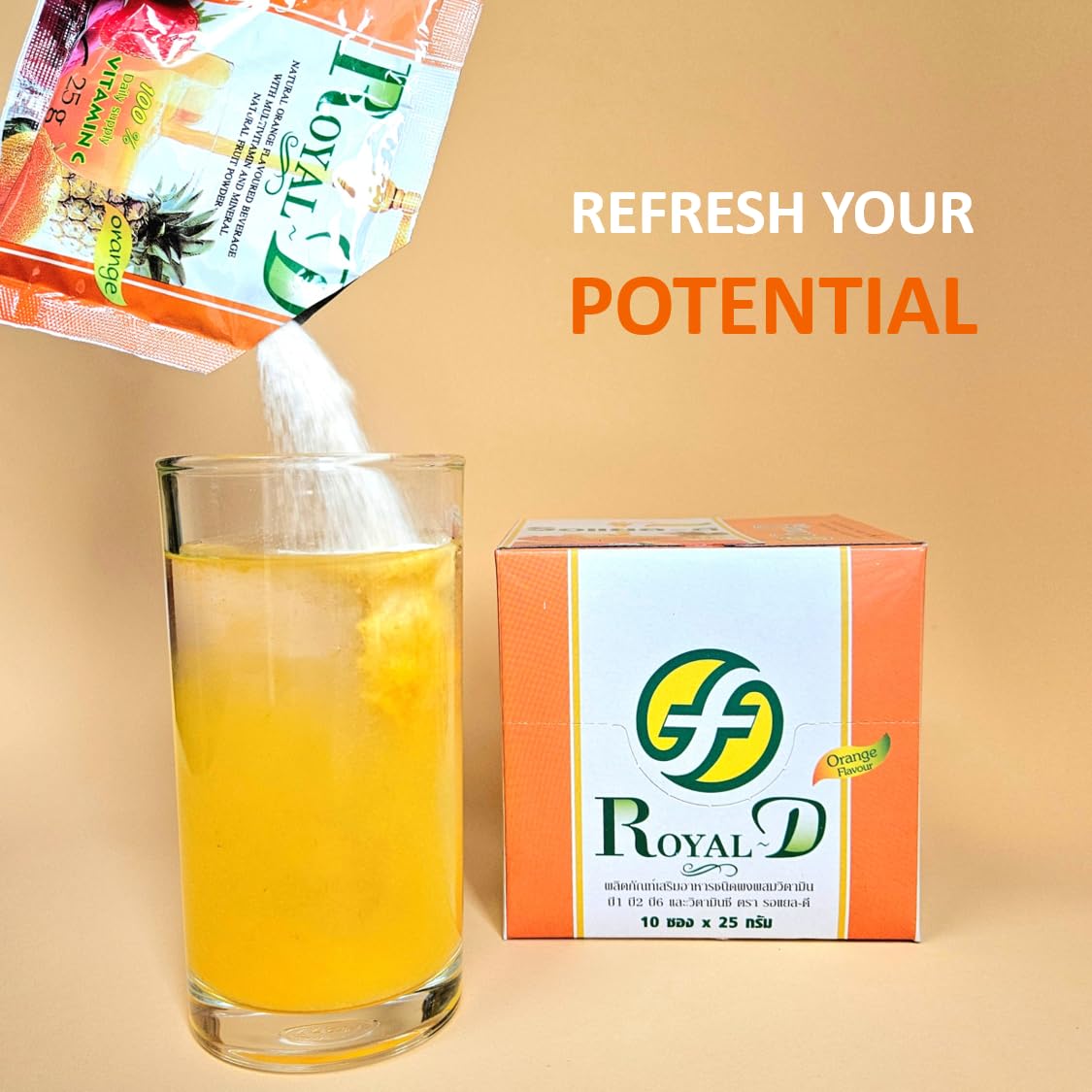 Royal-D Electrolyte Beverage Powder, 250 Servings