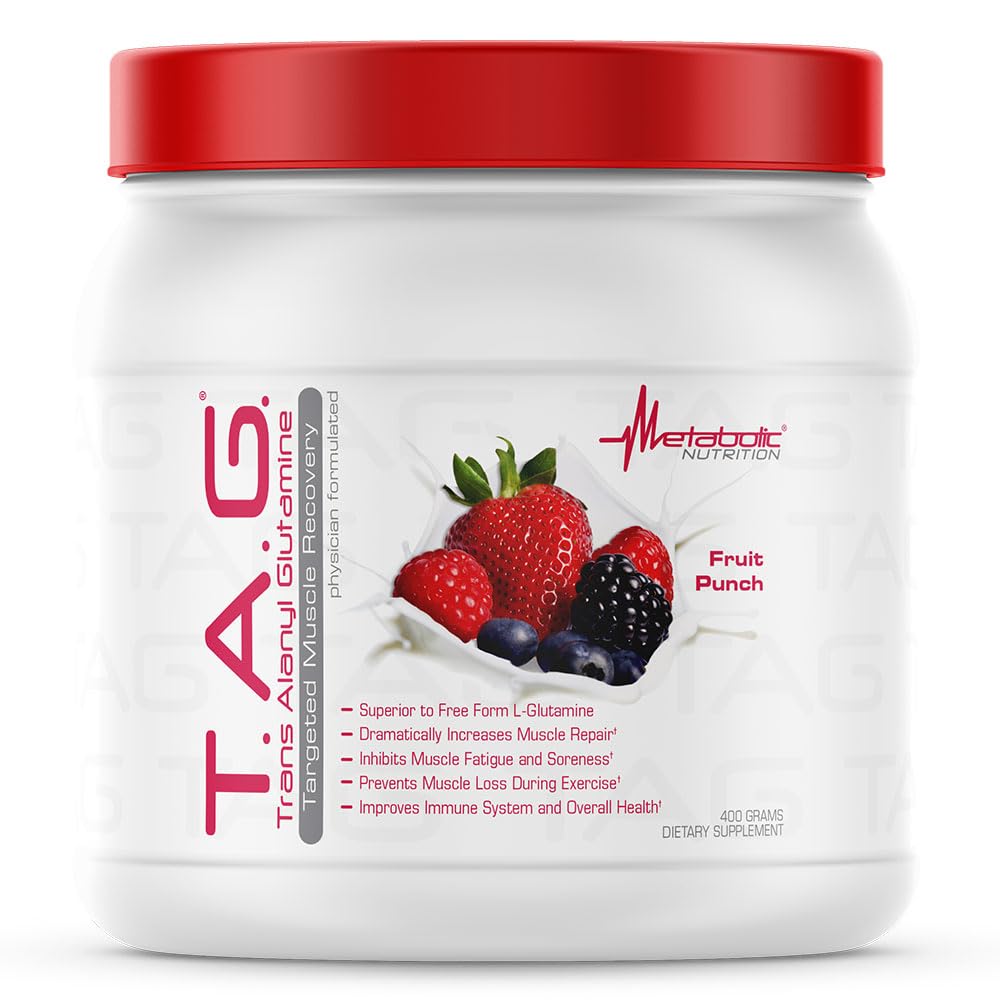 Metabolic Nutrition Trans Alanyl Glutamine 100% L-Glutamine Peptide Powder, 14.1 oz