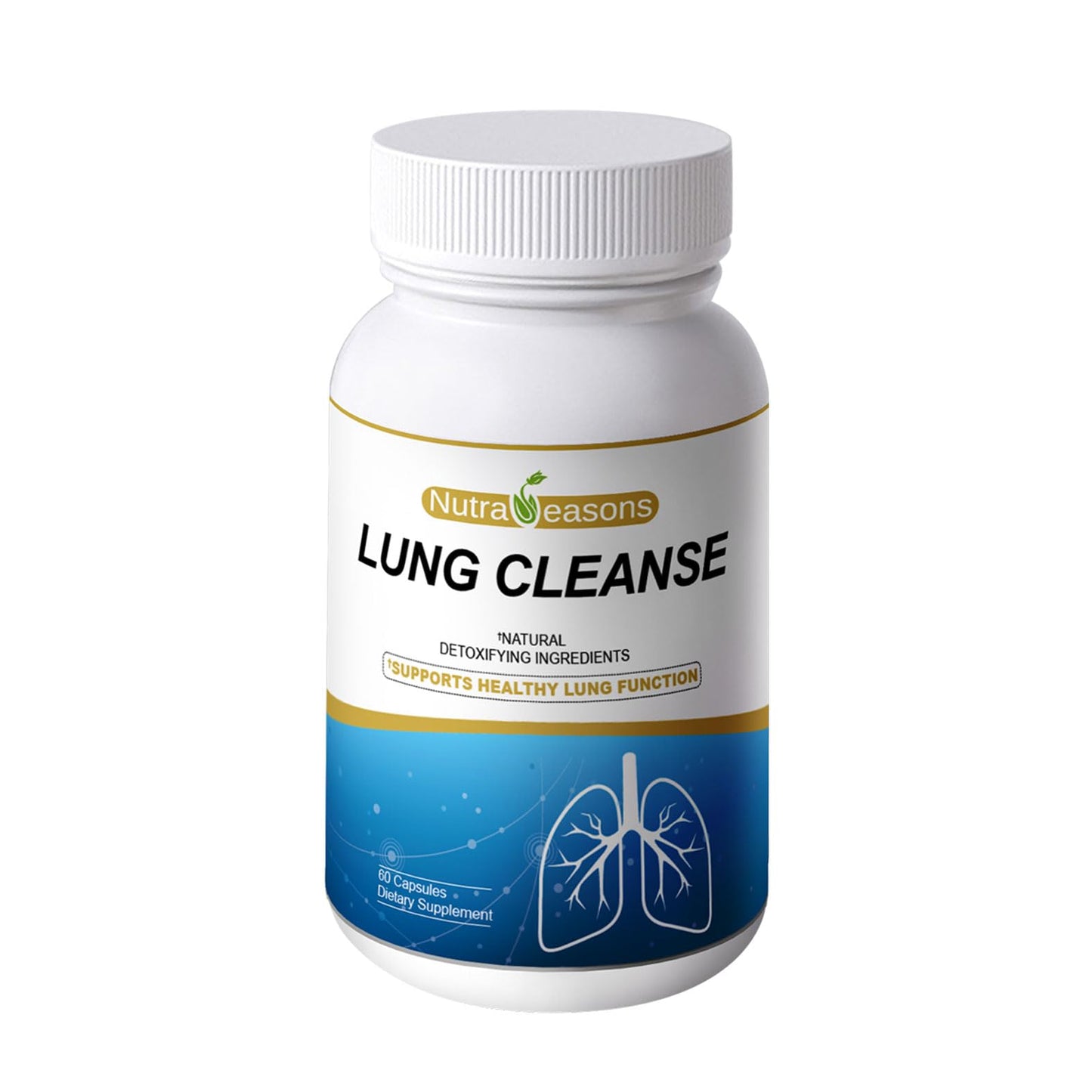 Nutra Seasons Lung & Bronchial Cleanse & Detox, 60 Capsules