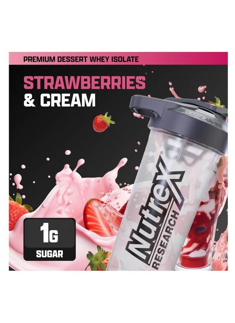 Nutrex Research IsoFit Whey Protein Powder 100% Whey Protein Isolate, 80 Servings