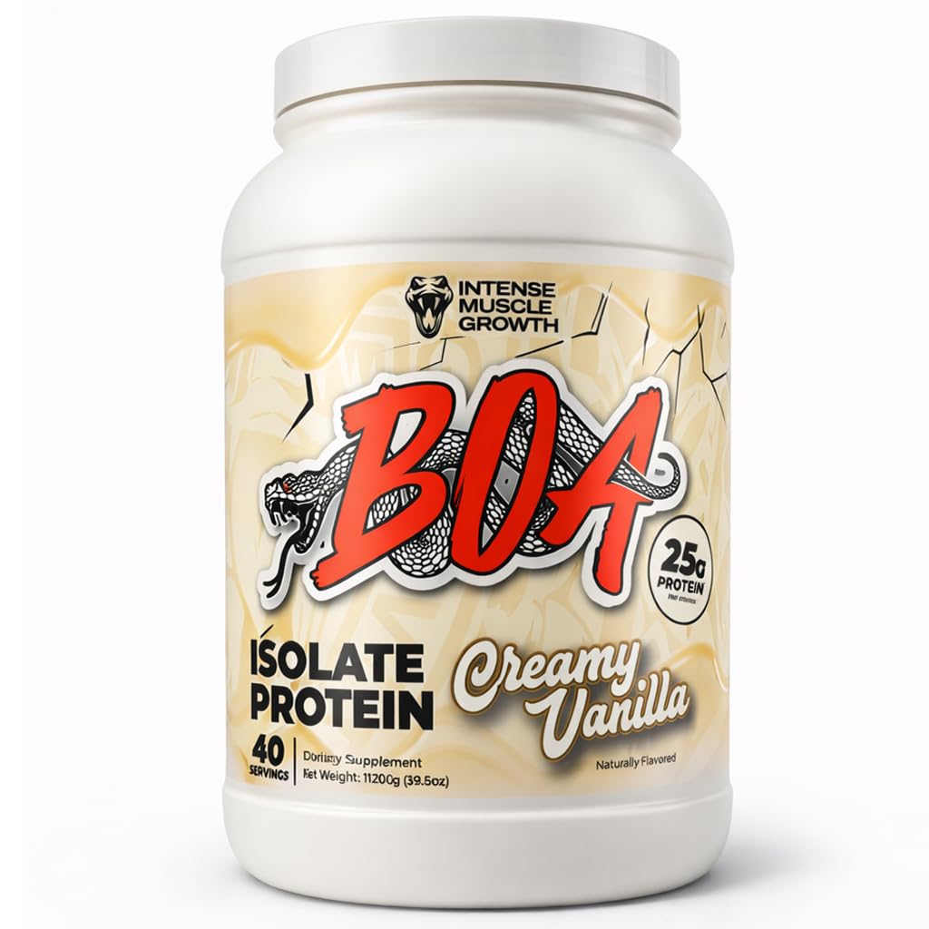 BOA Whey Protein Isolate Powder - 40 Servings