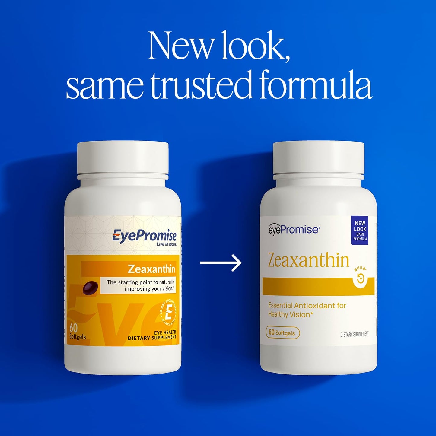 EyePromise Zeaxanthin Eye Health Supplements 60 Softgels