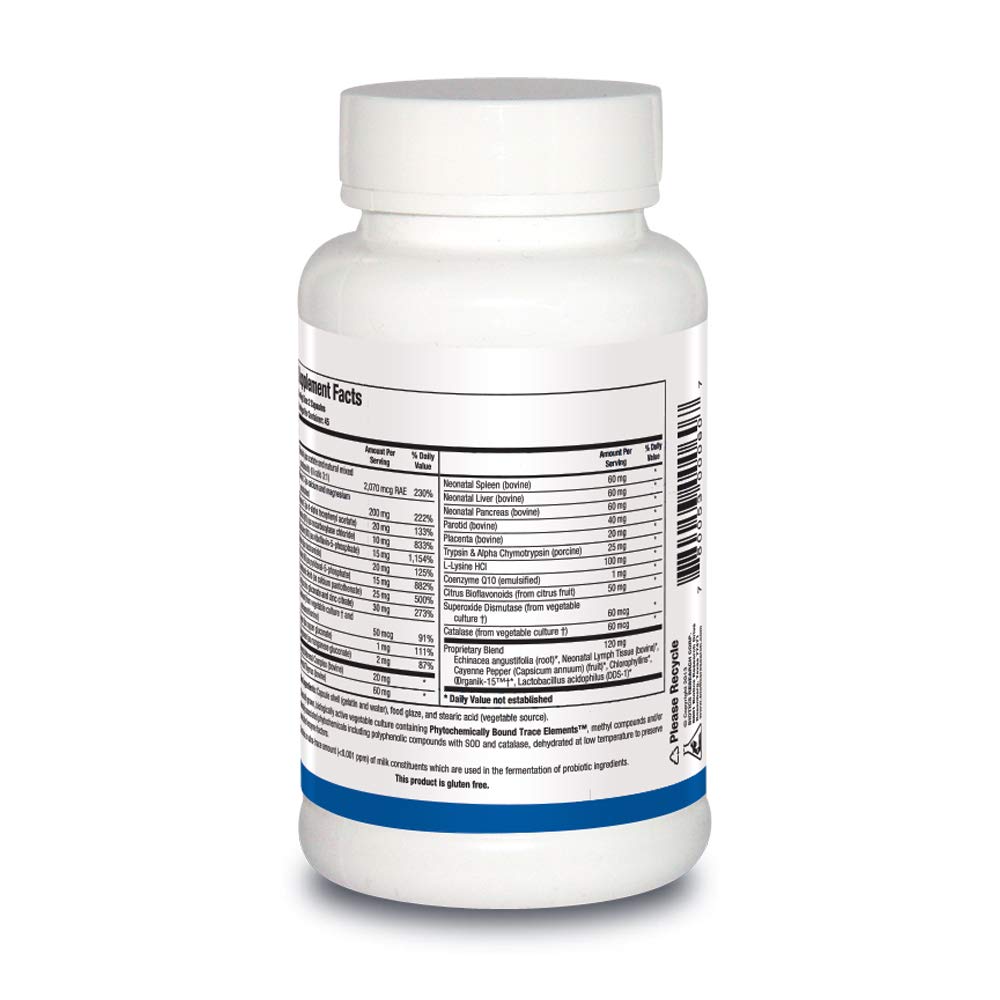 BIOTICS RESEARCH Bio Immunozyme Forte Multivitamin/Mineral 90 Capsules