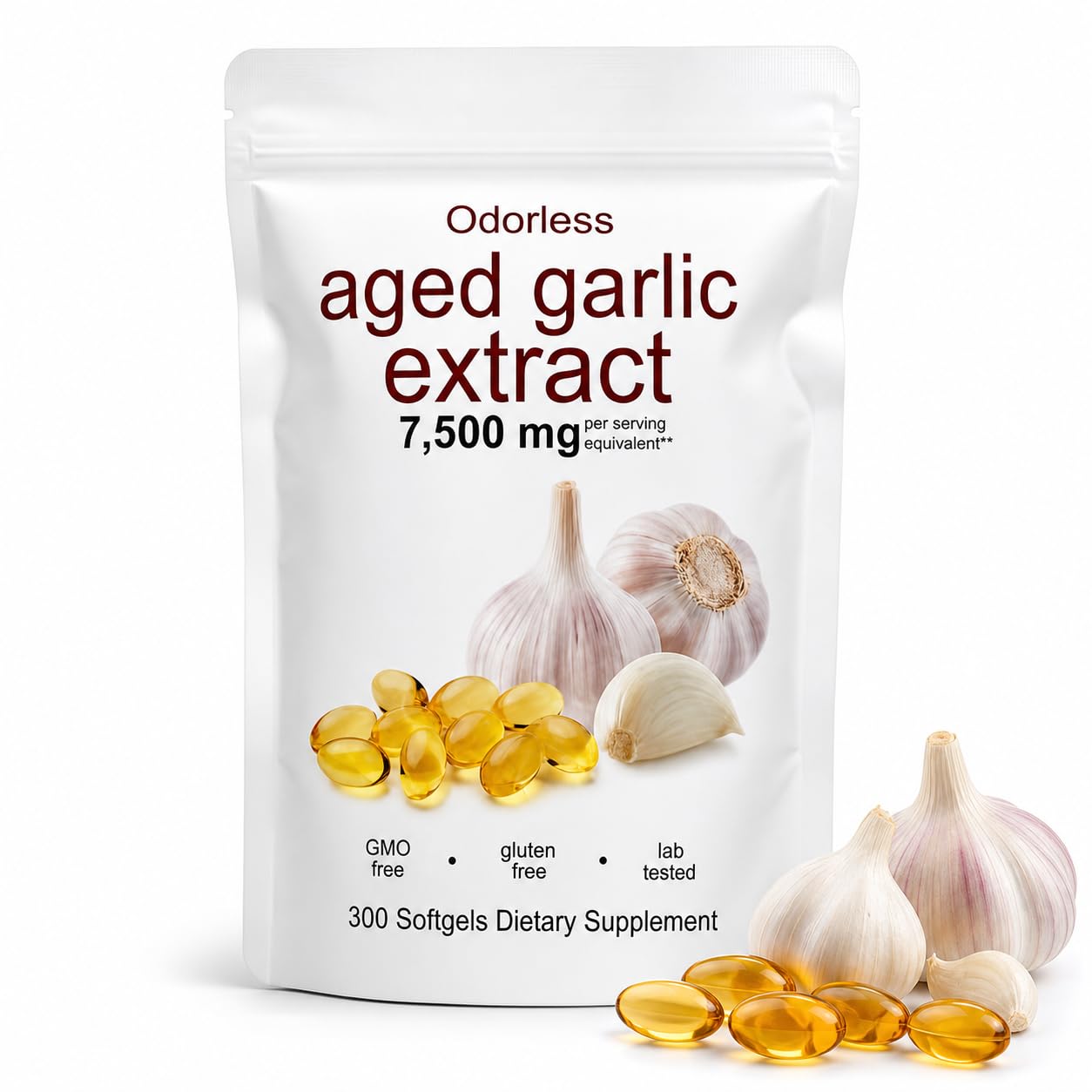 mhinese Aged Garlic Extract Softgels 300
