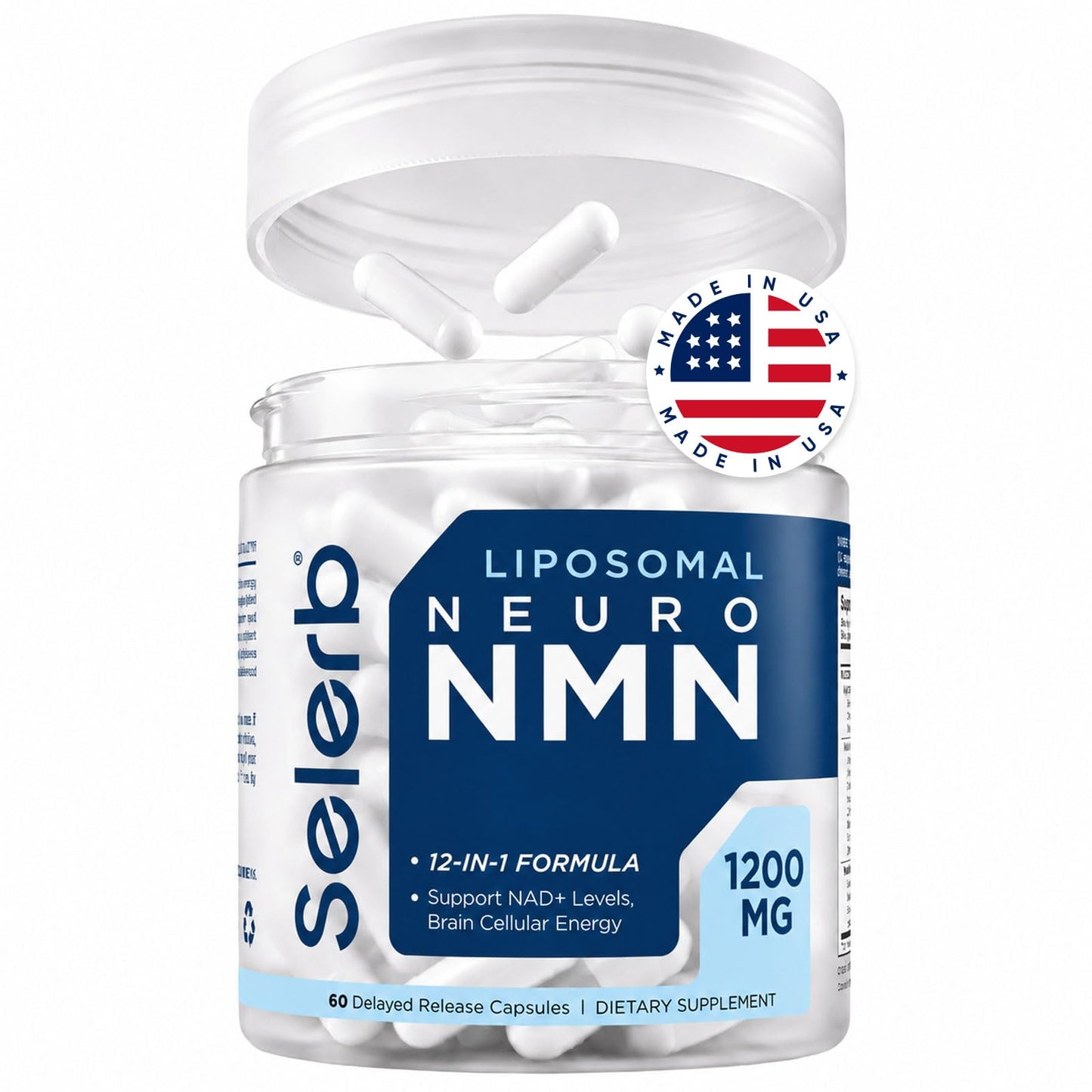 Selerb NMN Liposomal Neuro NMN Supplement 60 Capsules