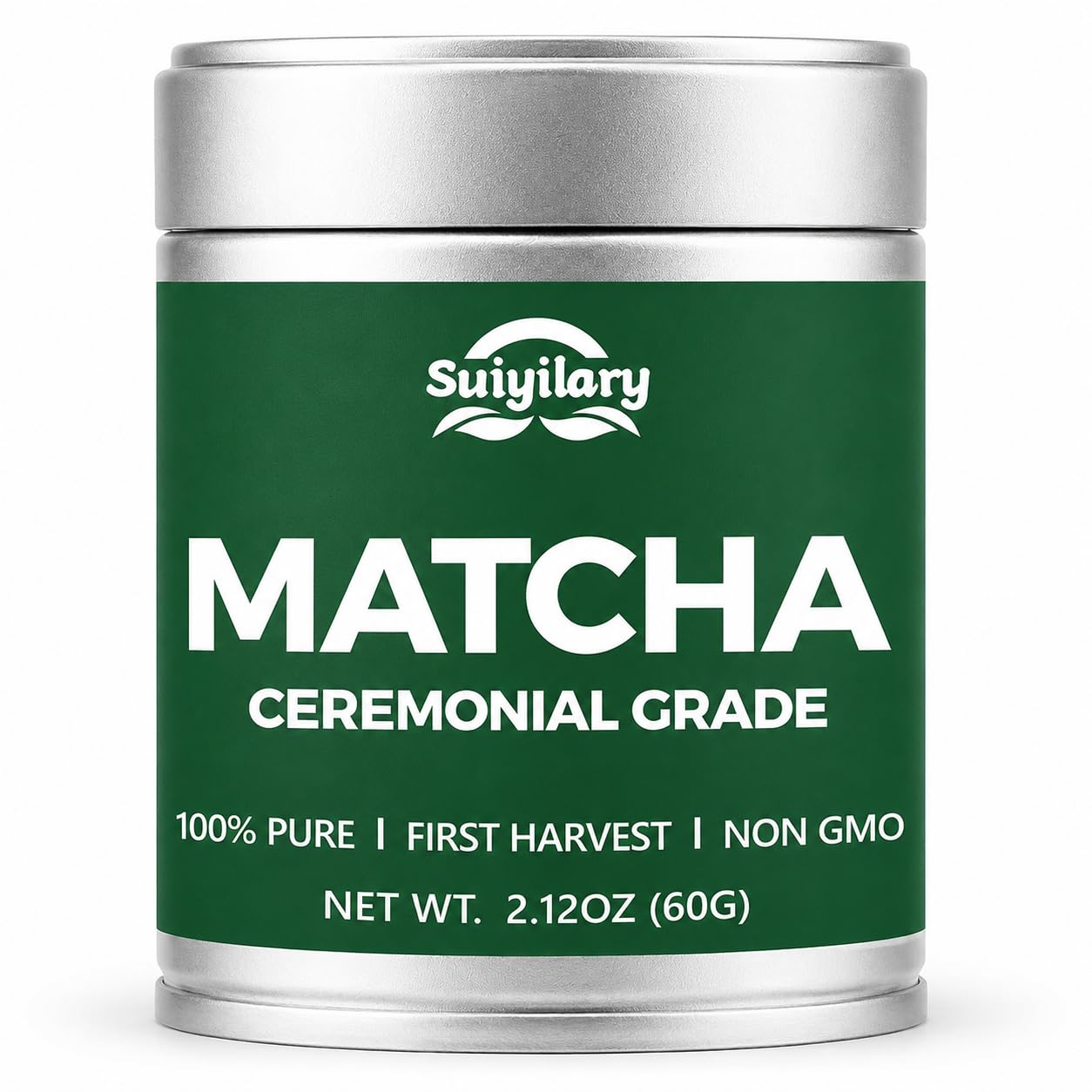 Suiyilary Ceremonial Grade Matcha Powder, 2.12 oz