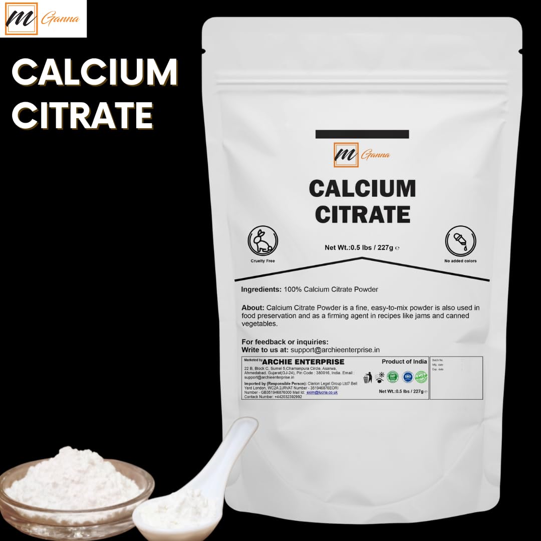 mGanna Calcium Citrate Powder 8 oz