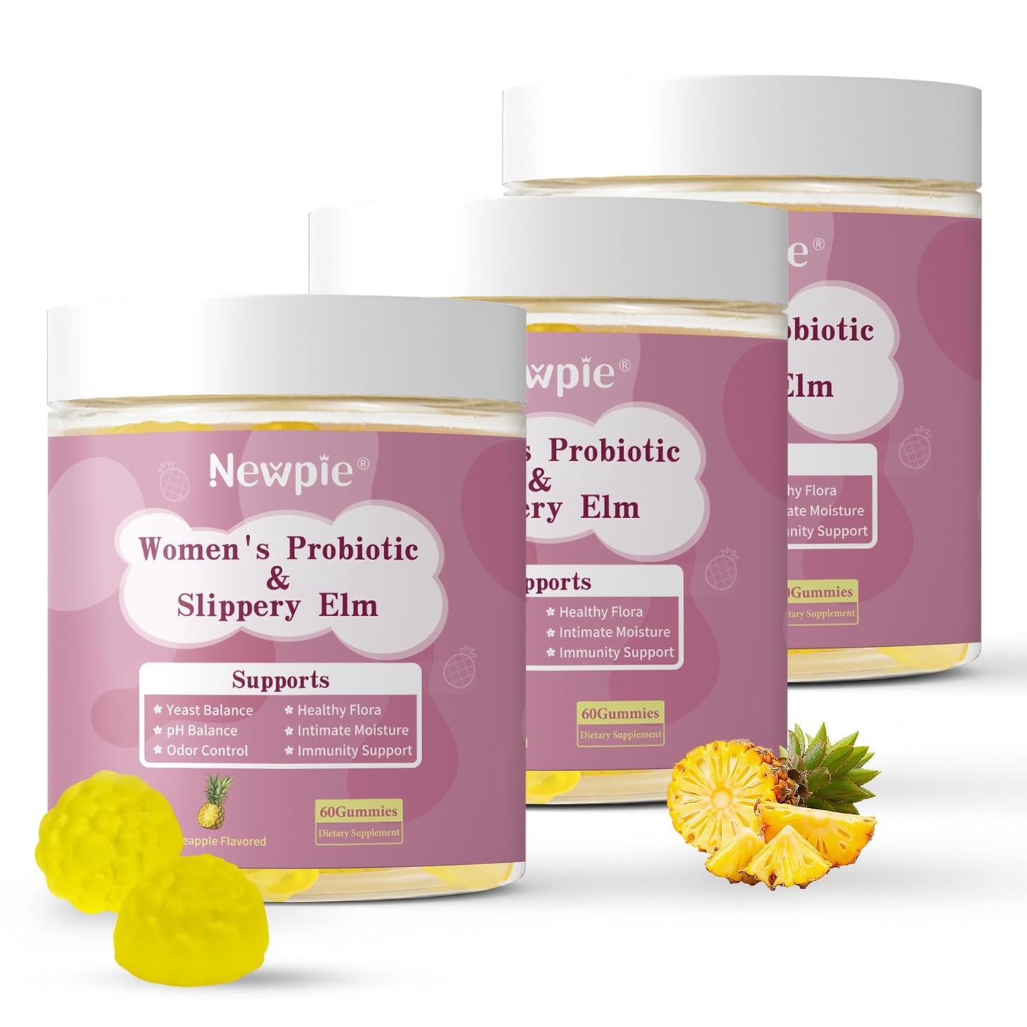 Blltzzz Her Juicy Women's Probiotic Gummies 60 Gummies