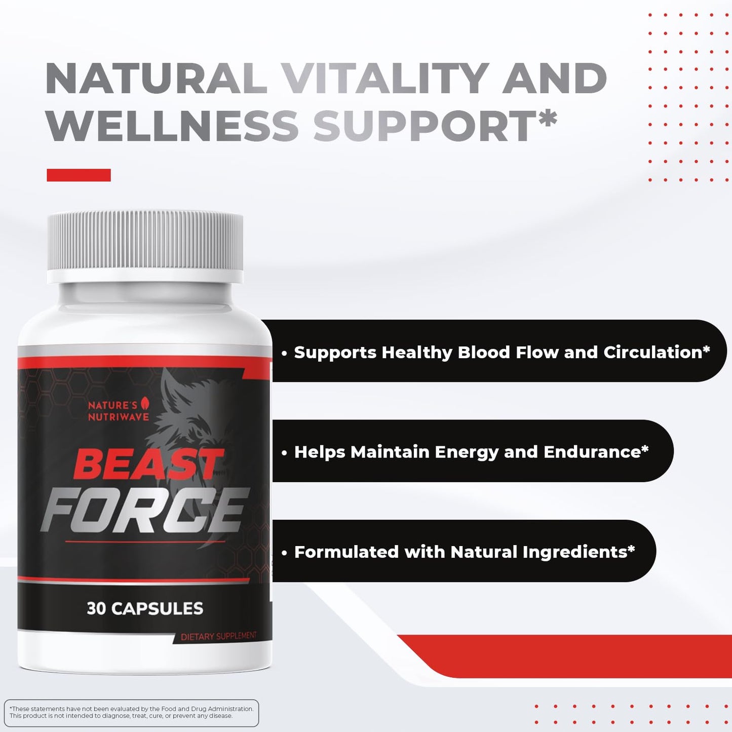 Nature’s NutriWave BeastForce 60 Capsules