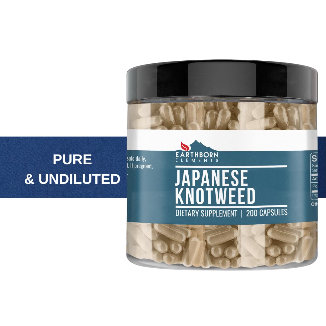 Earthborn Elements Japanese Knotweed Extract Capsules 200