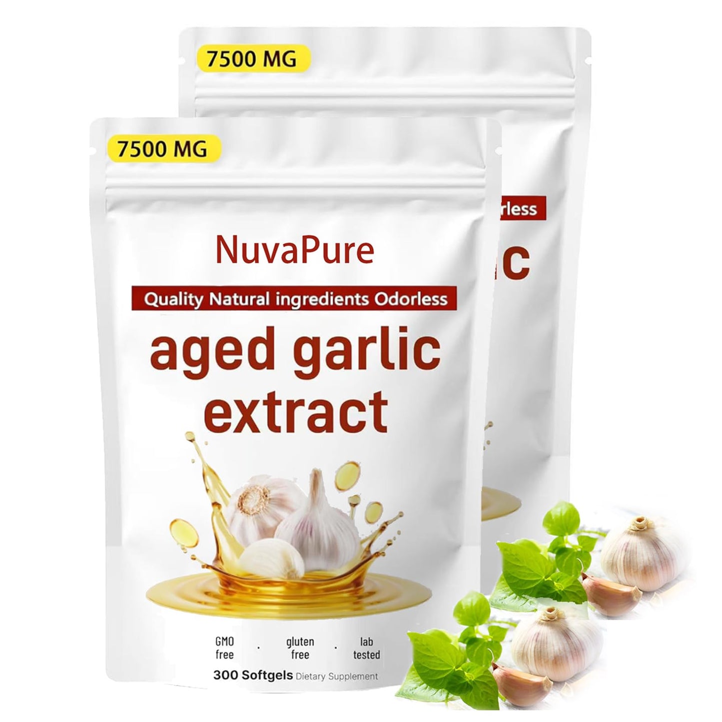 Final Putt Nuvapure Aged Garlic Extract Softgels 300 Count