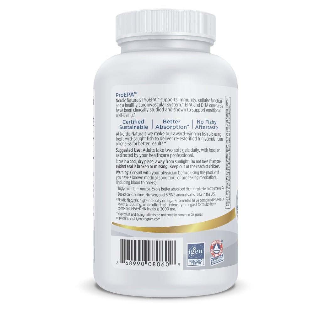 Nordic Naturals ProEPA Lemon Softgels 120