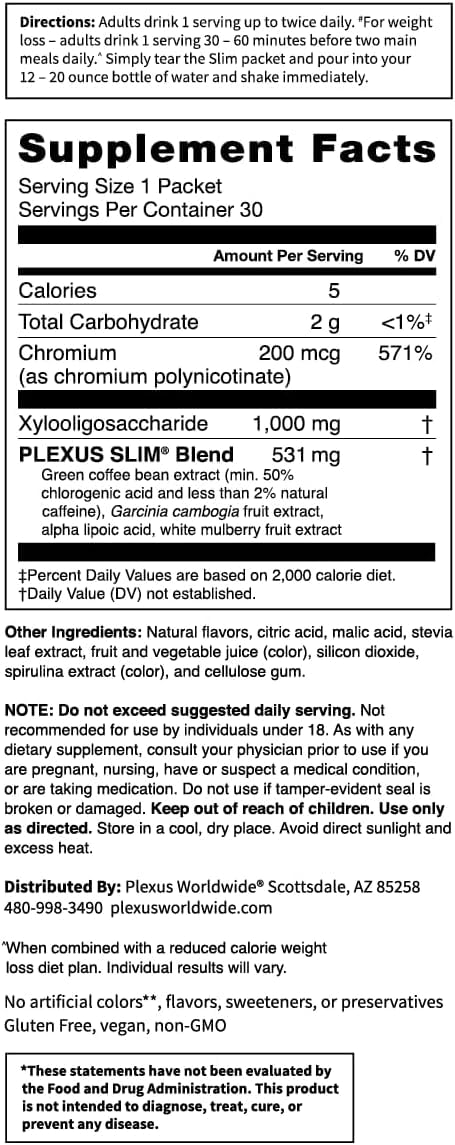 Plexus Slim MicroBiome Black Cherry Lime Blossom Powder 9.4 oz