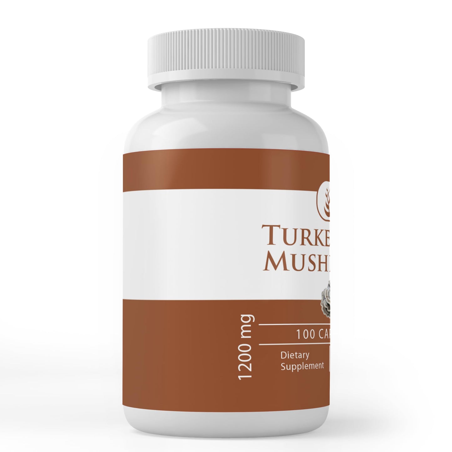 PURE ORIGINAL INGREDIENTS Turkey Tail Mushroom Capsules, 100 Count