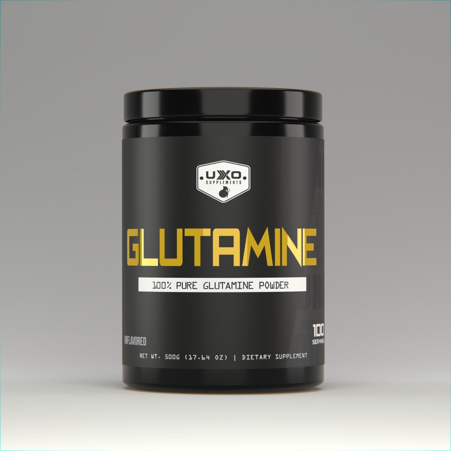 UXO Supplements Micronized L-Glutamine Powder, 100