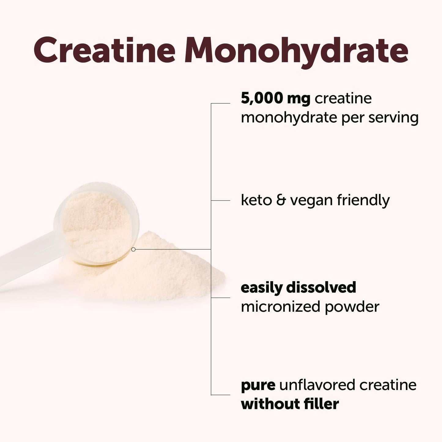 Micro Ingredients Creatine Monohydrate Powder 17.6 oz